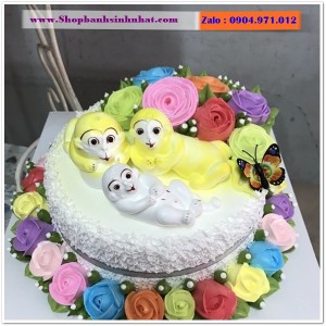 Bánh Sinh Nhật Con Khỉ Tuổi Thân - T09